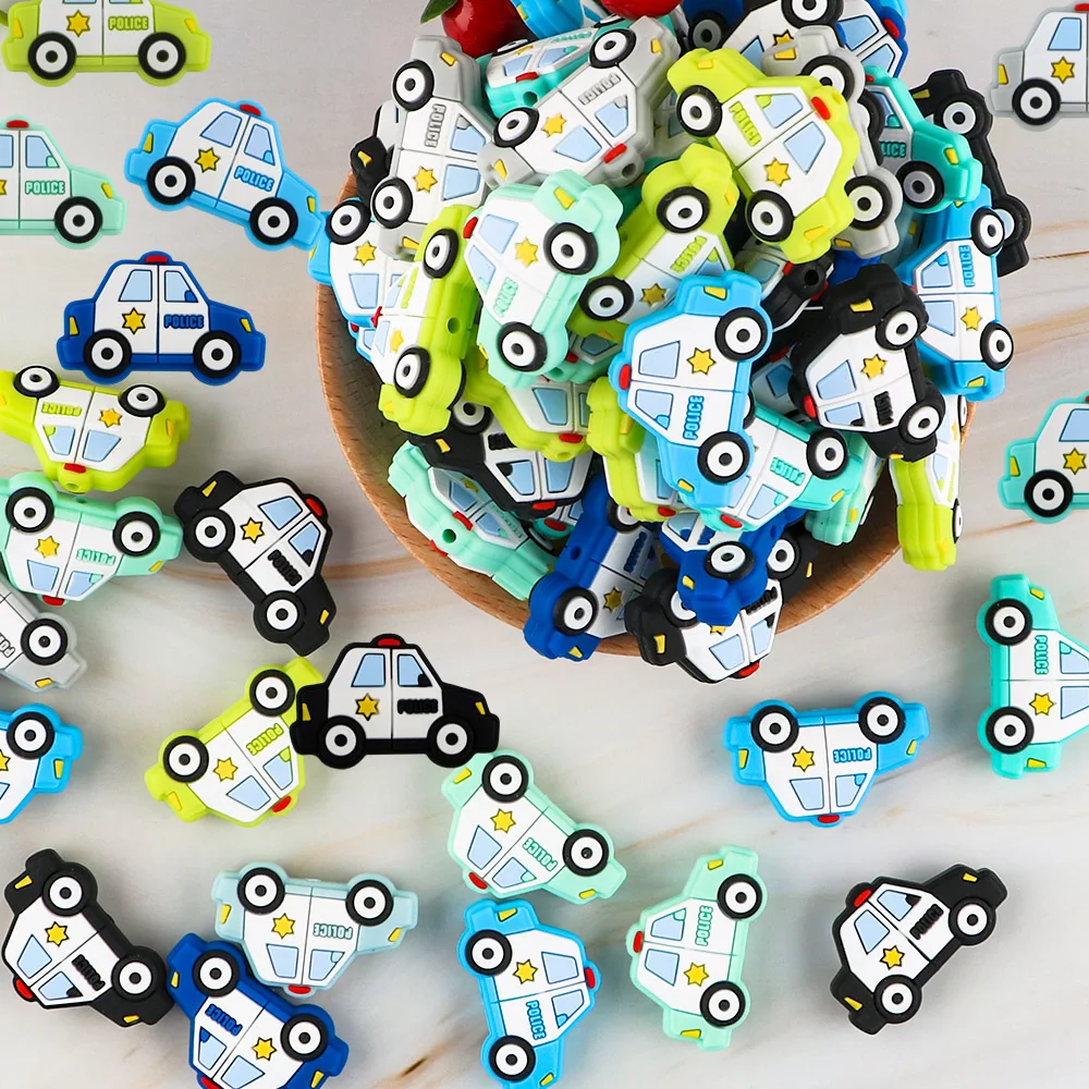 Collana Kovict 50 pezzi vari animali fiori arco perline in silicone bambini creazione di gioielli giocattoli molari bambini accessori catena ciuccio fai da te