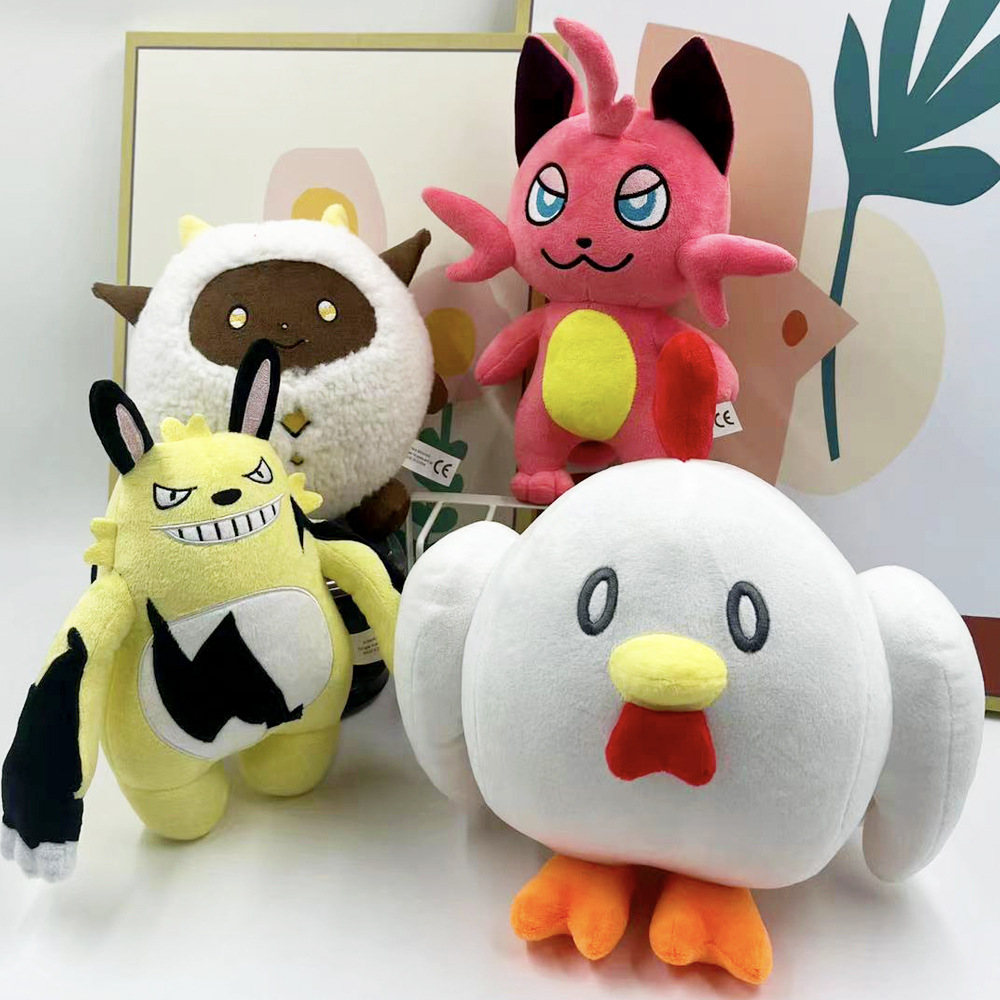 Yortoob Palworld Lamball Catttiva Plush Toys Söt födelsedagspresent till barn och hemdekorationer