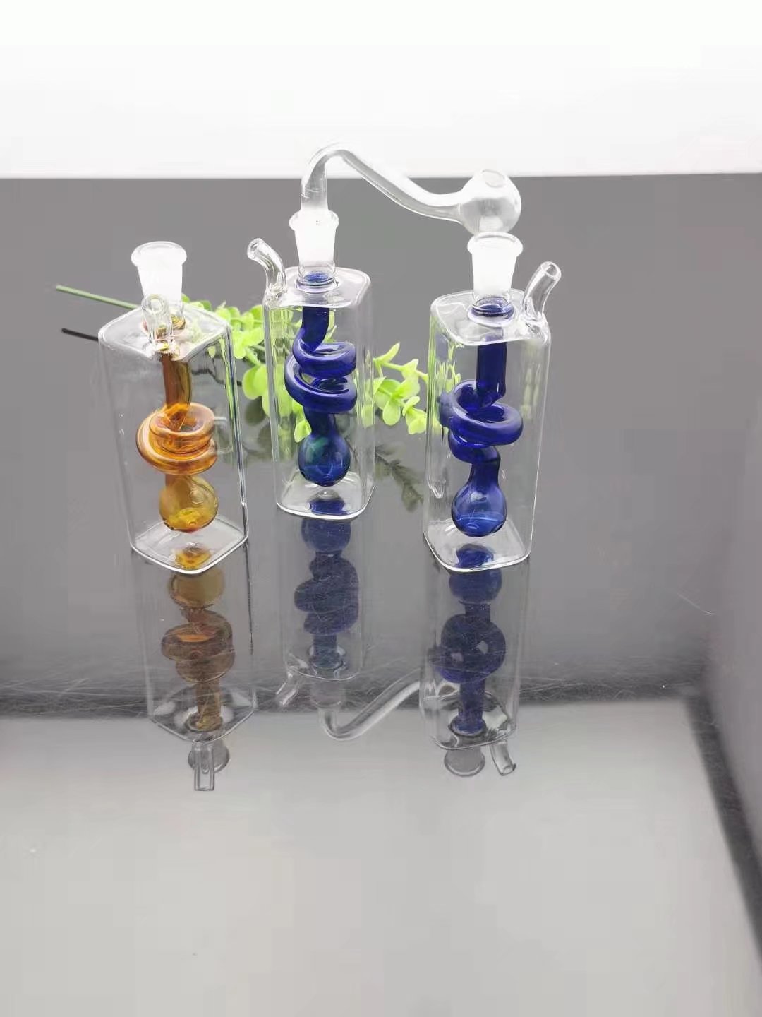 High-end gifts to bring their own flames aluminum alloy hookah, color, style, random delivery, Water pipes, glass bongs, glass Hookahs, smok