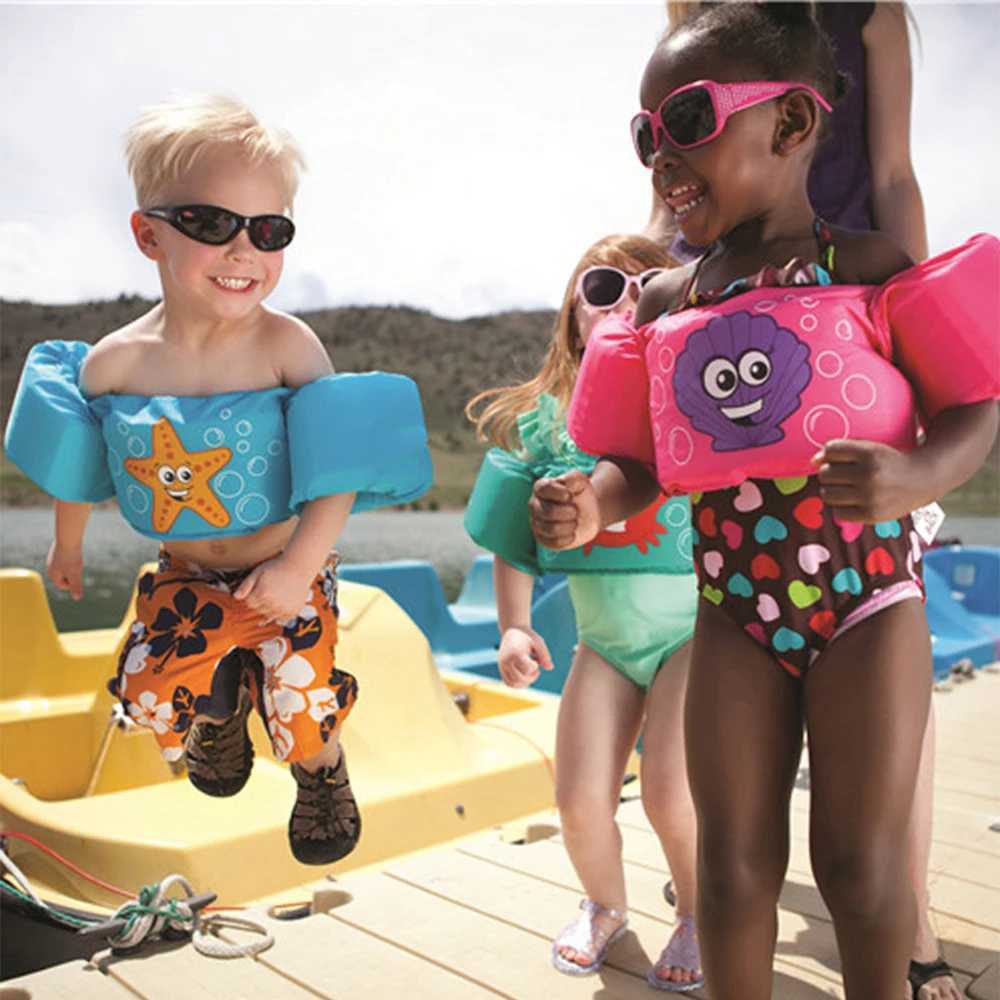 Autres piscines SpasHG Bébé Flotteur Bras Manches Anneau Flottant Gilet De Sauvetage Gilet De Flottabilité Enfant Équipement De Natation Brassards Nager Mousse Piscine Jouets Gilet De Sauvetage YQ240129