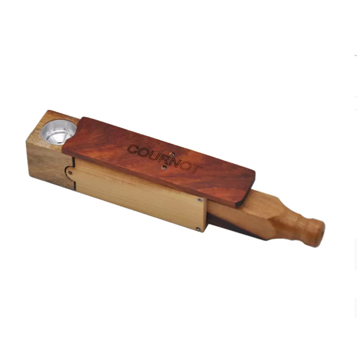 COURNOT – Pipe à tabac en bois, Durable, faite à la main, pour fumer des cigares, cadeau Cool, couleur aléatoire