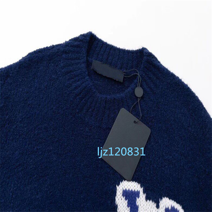 24SS designer sweater loewe sweater jumper men knit sweater womens sweater sweat shirt women Standard Cashmere Blend Letter womens designer clothing XS-XL