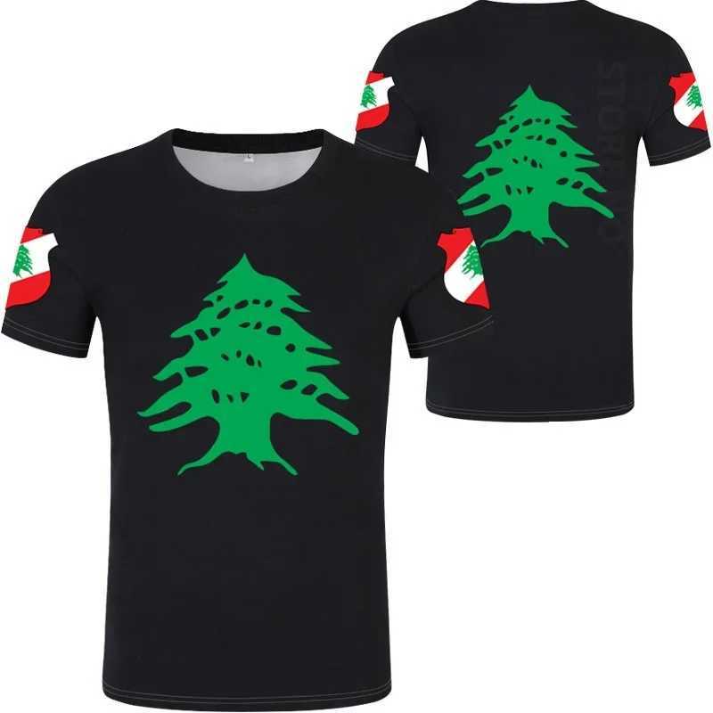 Men's T-Shirts Lbn LEBANON Flag 3D Print Oversized T Shirt Women Men Summer O-neck Short Sleeve Funny Tshirt Graphic Tees Football Jersey