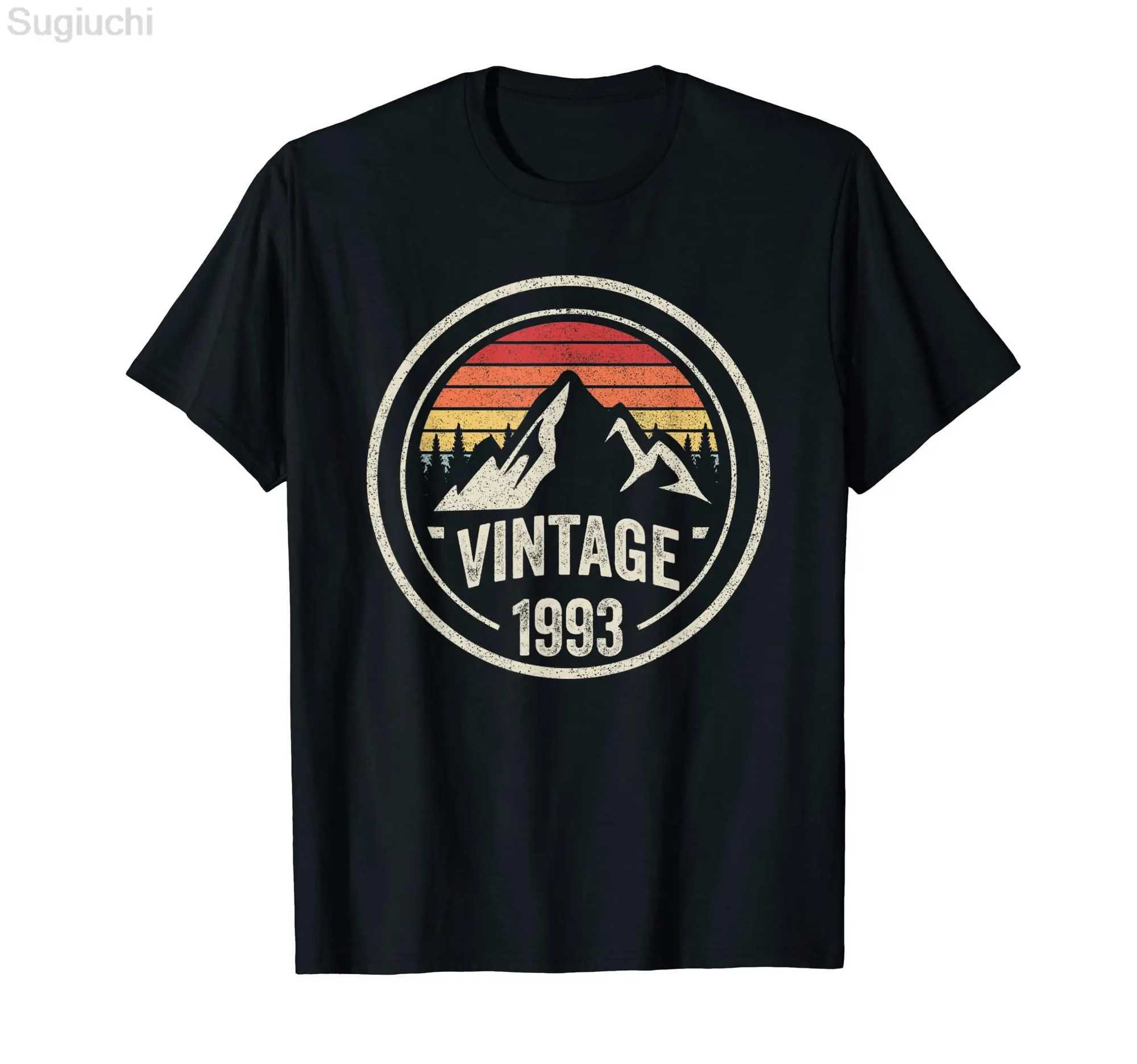 T-shirts pour hommes Vintage 1993 29 ans garçons et filles 29e anniversaire rétro années 90 cadeau T-shirt 100% coton T-shirts hommes femmes unisexe hauts tees