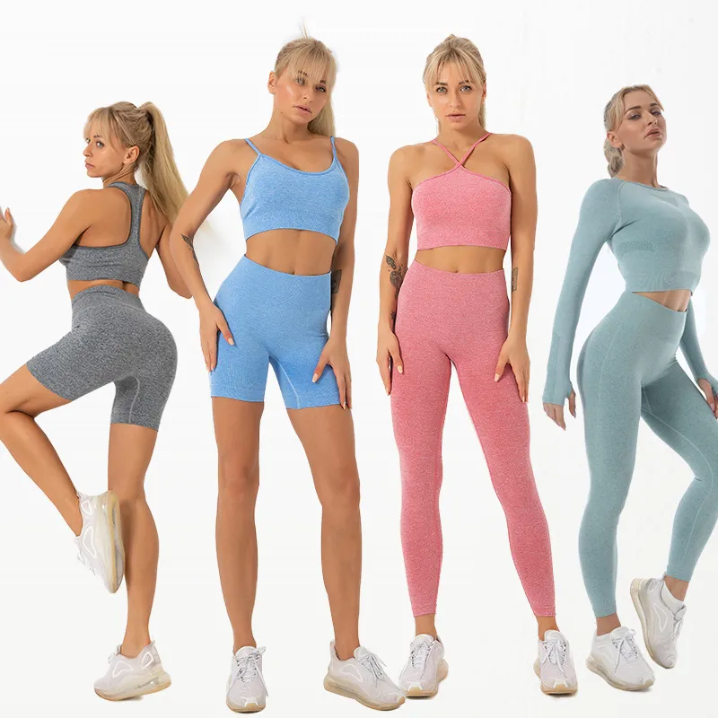 Teach Wear Tracksuits Designer Women Yoga Suit Gym Sportswear workout Tracksuit Fitness pant Sports three pieces set active Leggings flame outfits spring Fashion