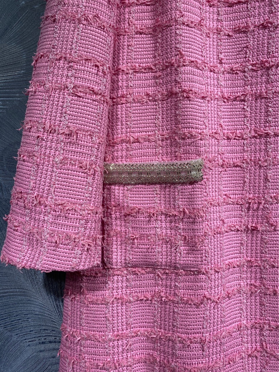 10026 XXL 2024 Abito da passerella Abito estivo primaverile Girocollo Manica lunga Blu Rosa Marca Stesso stile Abito da donna Moda Alta qualità LT