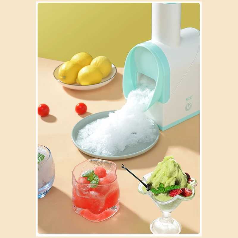 Ice Crushers Shavers Electric Ice Crusher Machine Sand Ice machine Stronger Power Snow Cone smoothie Maker Summer Must-Have Ice Breaker For Kitchen YQ240130