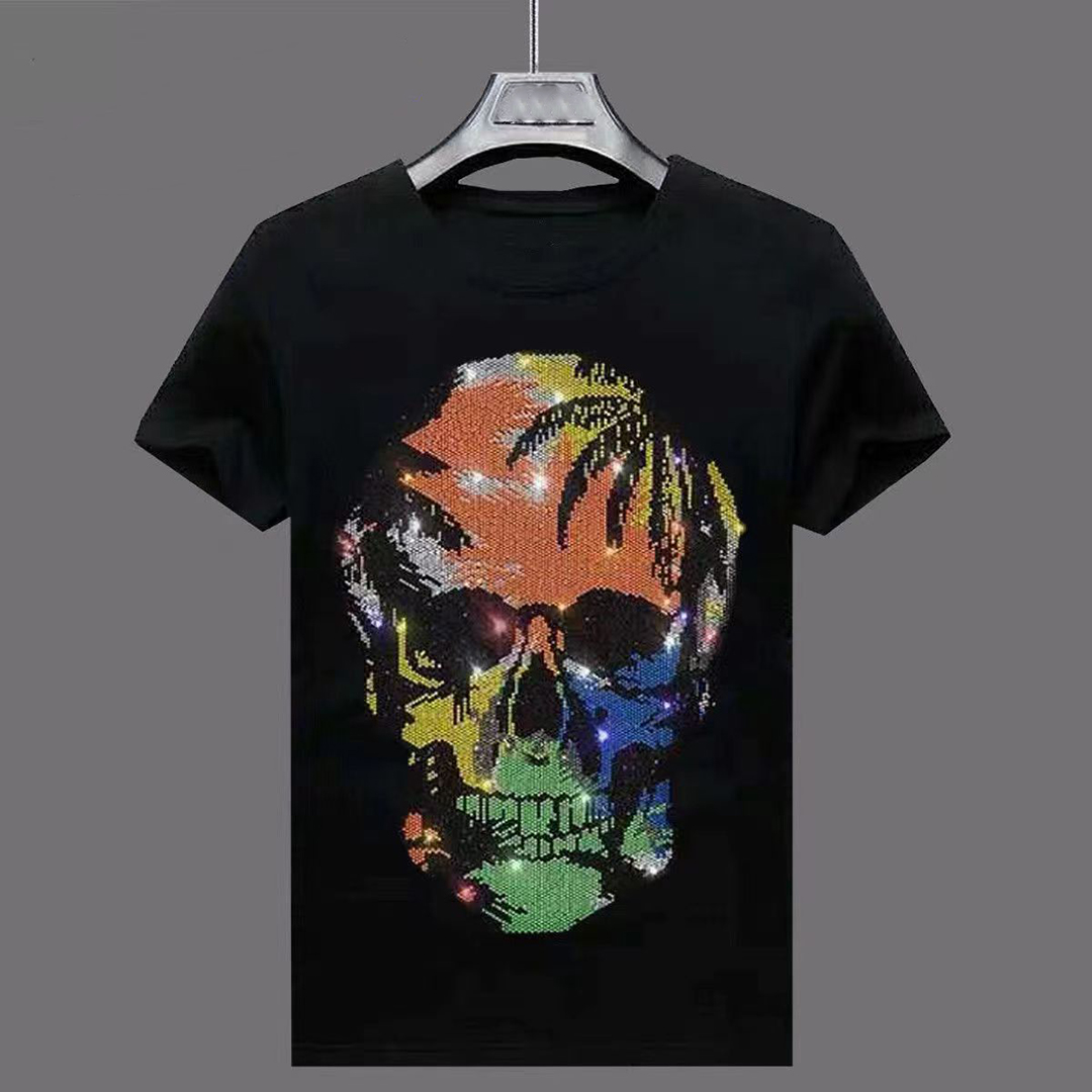 T-Shirt Designer-T-Shirts Luxus-T-Shirts farbiges Design-Kleid Haikyuu Lässiges Kleid mit Buchstabenstilen Reise-Partykleid Schwarz-weißes Paar-T-Shirts qhj