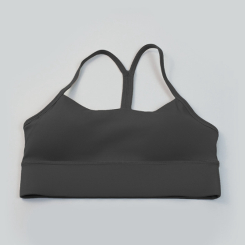 Hurtownia Lu Open Back Sports Push Up Bra bez ukochany kamizelka bez fitness kamizelki dla kobiet na siłownię noszą lululemonbra