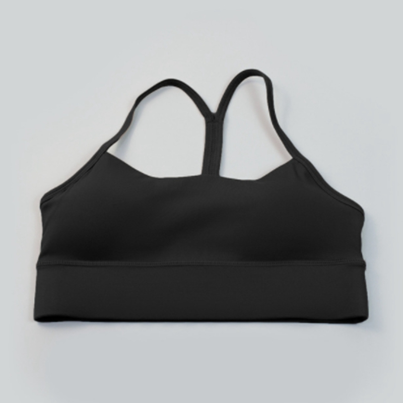 Hurtownia Lu Open Back Sports Push Up Bra bez ukochany kamizelka bez fitness kamizelki dla kobiet na siłownię noszą lululemonbra