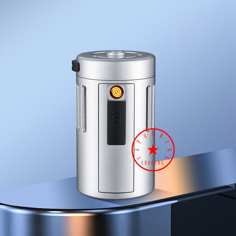 Dernier cendrier de voiture en métal coloré innovant multifonctionnel USB briquet tabac cigarette conseils support conteneur support support cendre de suie cendriers DHL