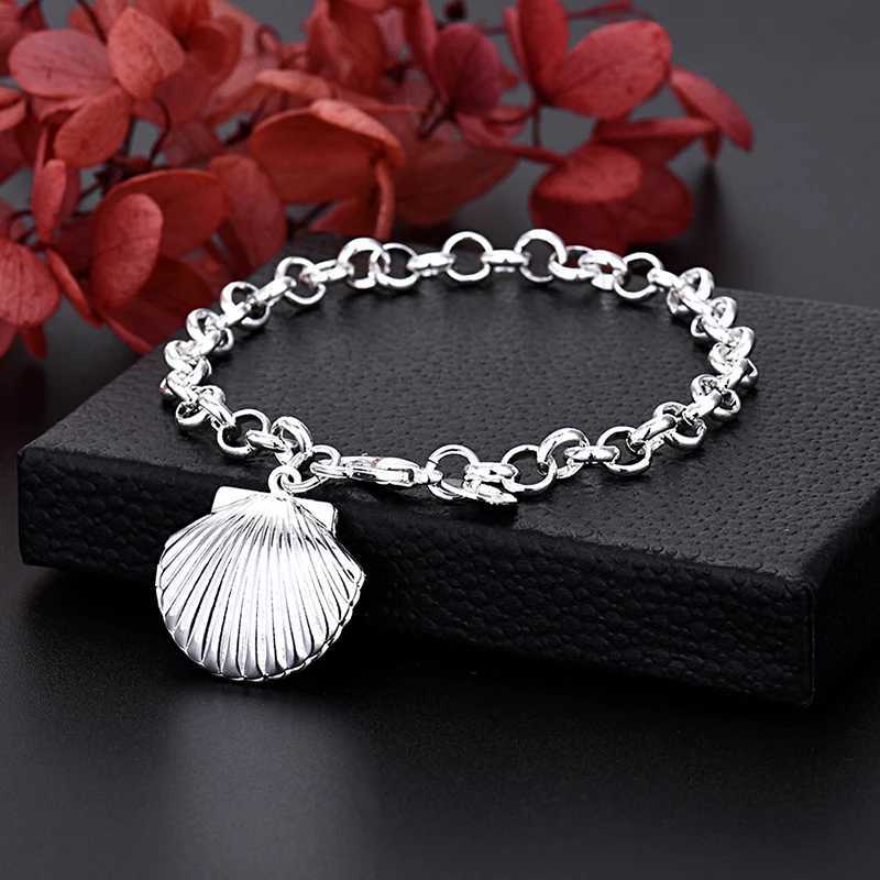 Chain High quality 925 sterling silver Noble Nice chain solid bracelet mens party gift wedding gift fashionable jewelry hot model 240325