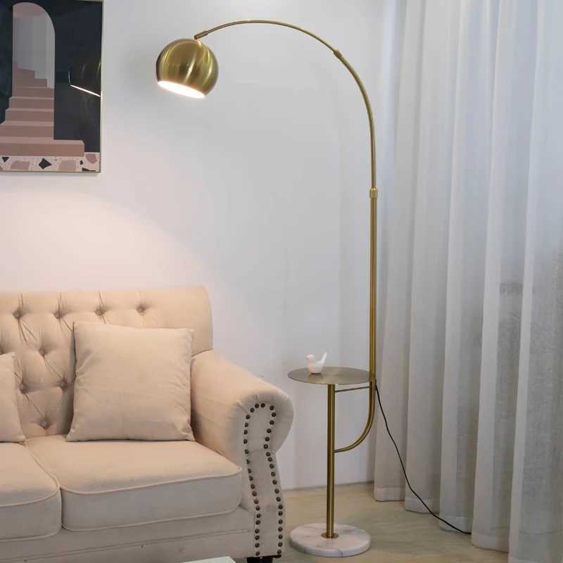 Golvlampor postmodern kreativ marmor golvlampa modell rum vardagsrum lobby sovrum dekoration golvlampa yq240130