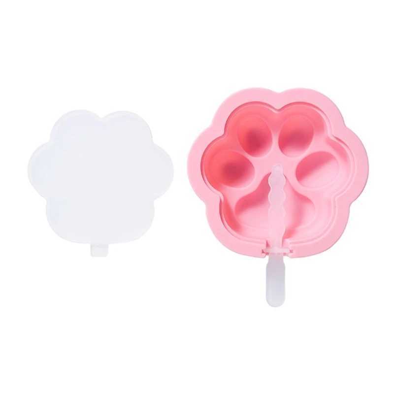 Ice Cream Tools Ice-Cream Bar Mold Watermelon Cat-Claw Silicone Ice Pop-Mould Popsicle-Moulds DIY Ice-Cream Maker Resin Mold Durable Wholesale YQ240130