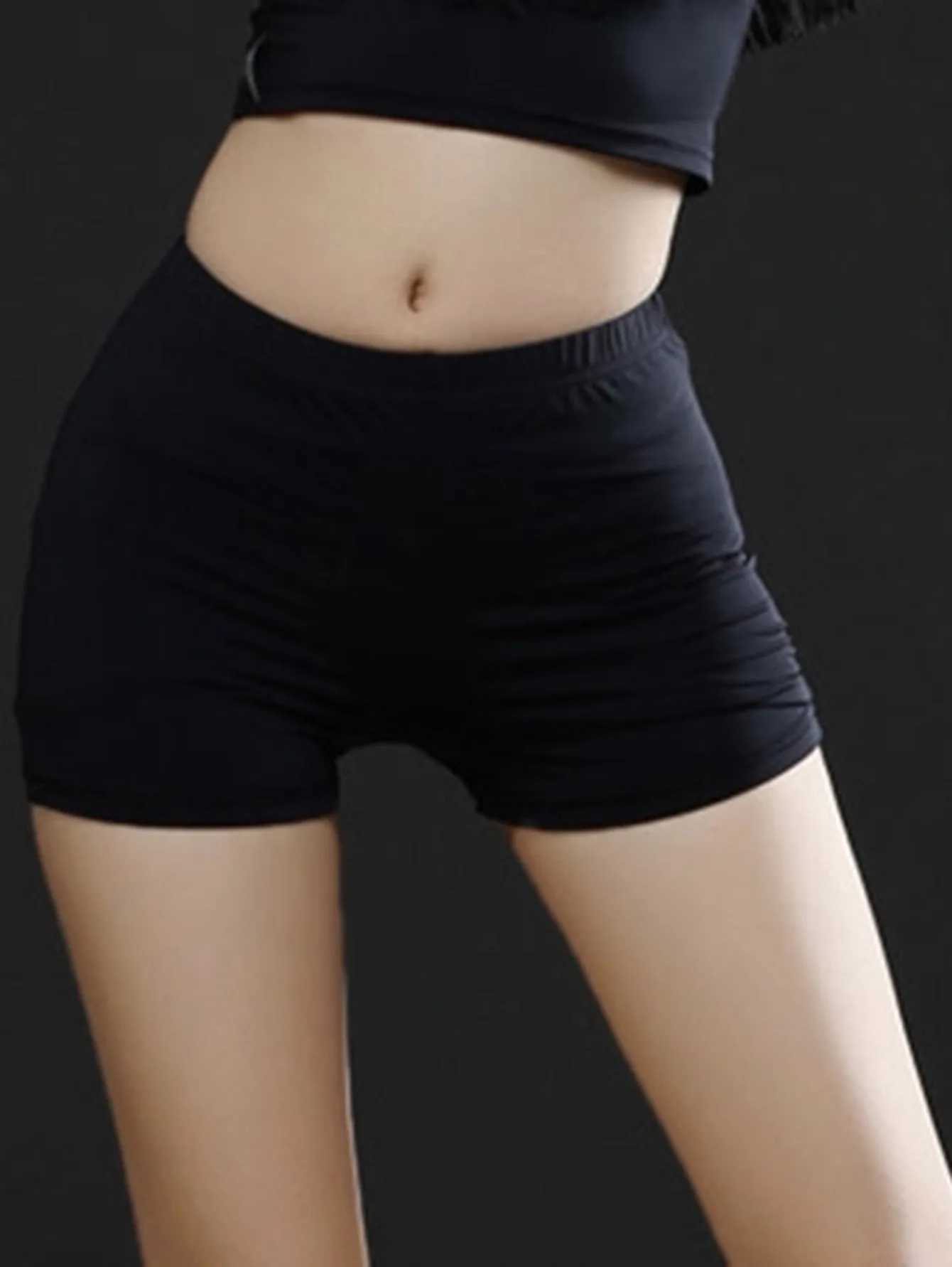 Women's Leggings Adult Female Latin Dance Dancing Safety Pants Womens Thin Anti-slip Sexy Practice Black Shorts Skirt Lining YQ240130