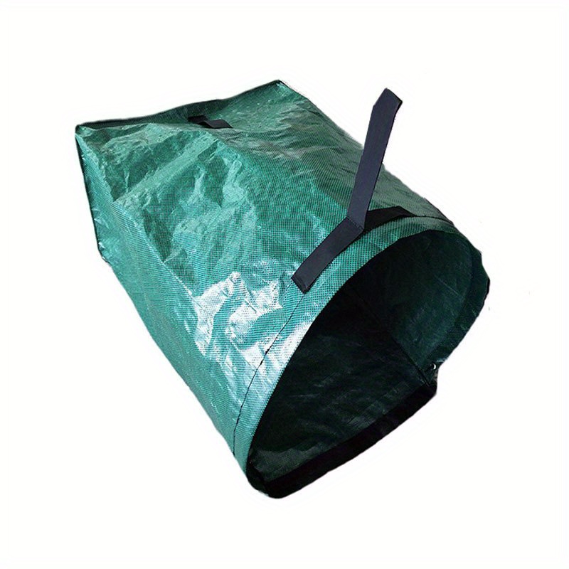 recipiente de jardinagem grande capacidade carry-on saco de folhas de jardim saco de lixo de folha verde saco de armazenamento de brinquedos