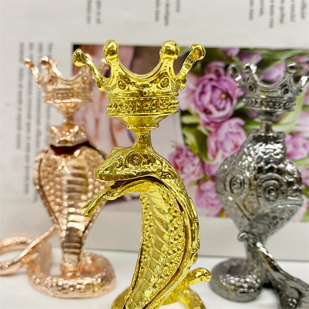 Boule de cristal serpent en métal de haute qualité, socle de guérison, Chakras à Quartz, décoration de la maison Reiki