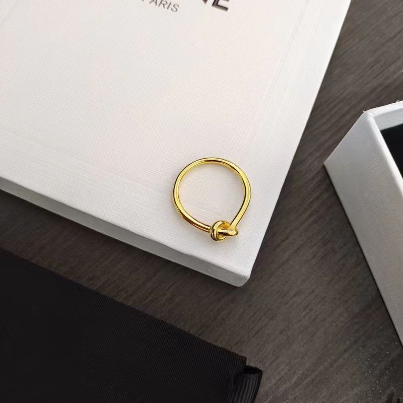 Bague de styliste avec nœud Cel, personnalisée, mode, beauté Simple, haute qualité