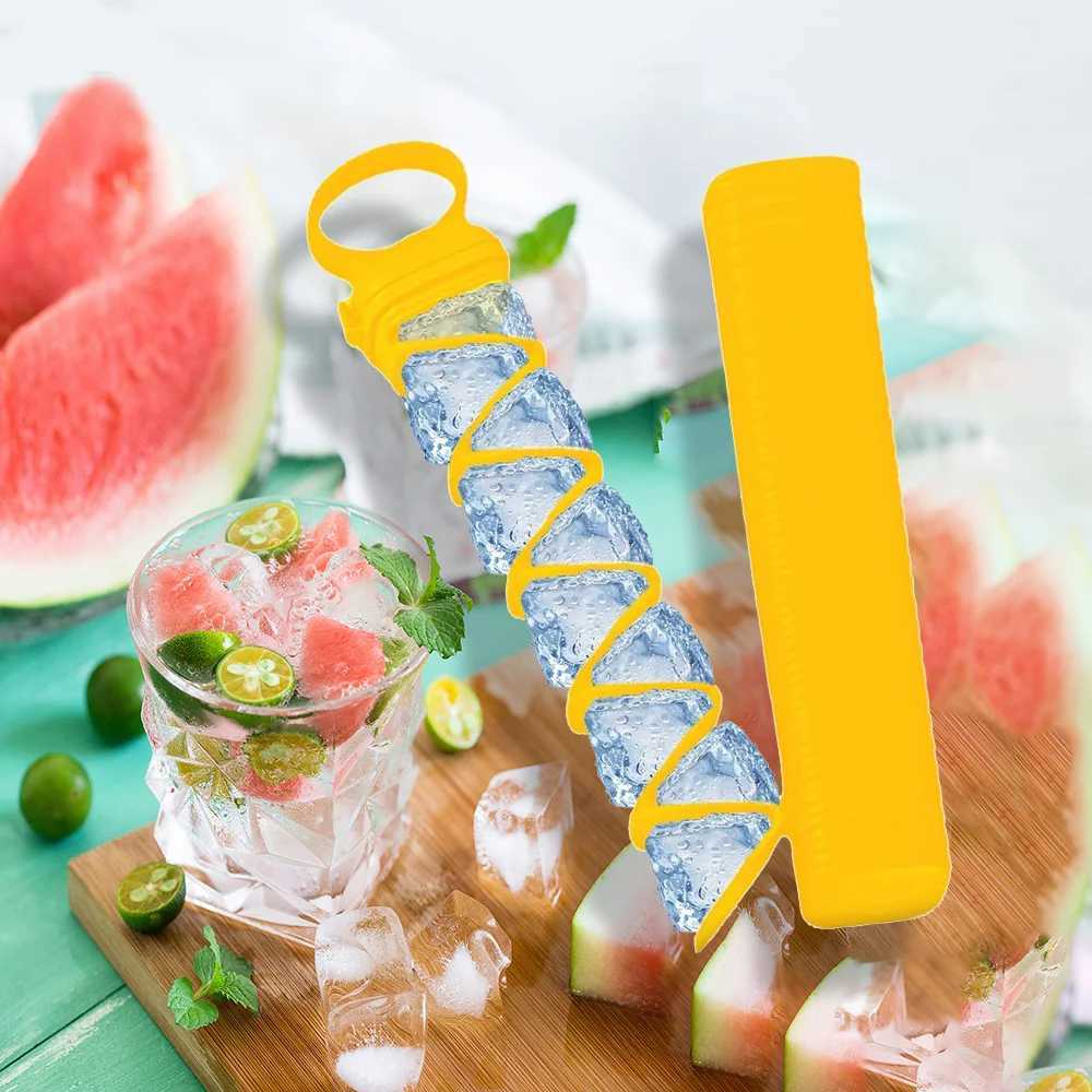 Ice Cream Tools Handheld Creative Bow Shaped Pull-Out Ice Tray Food Grade Plastic Ice Maker Portable Ice Box Ice Mold Popsicle Popsicl Kitchen YQ240130