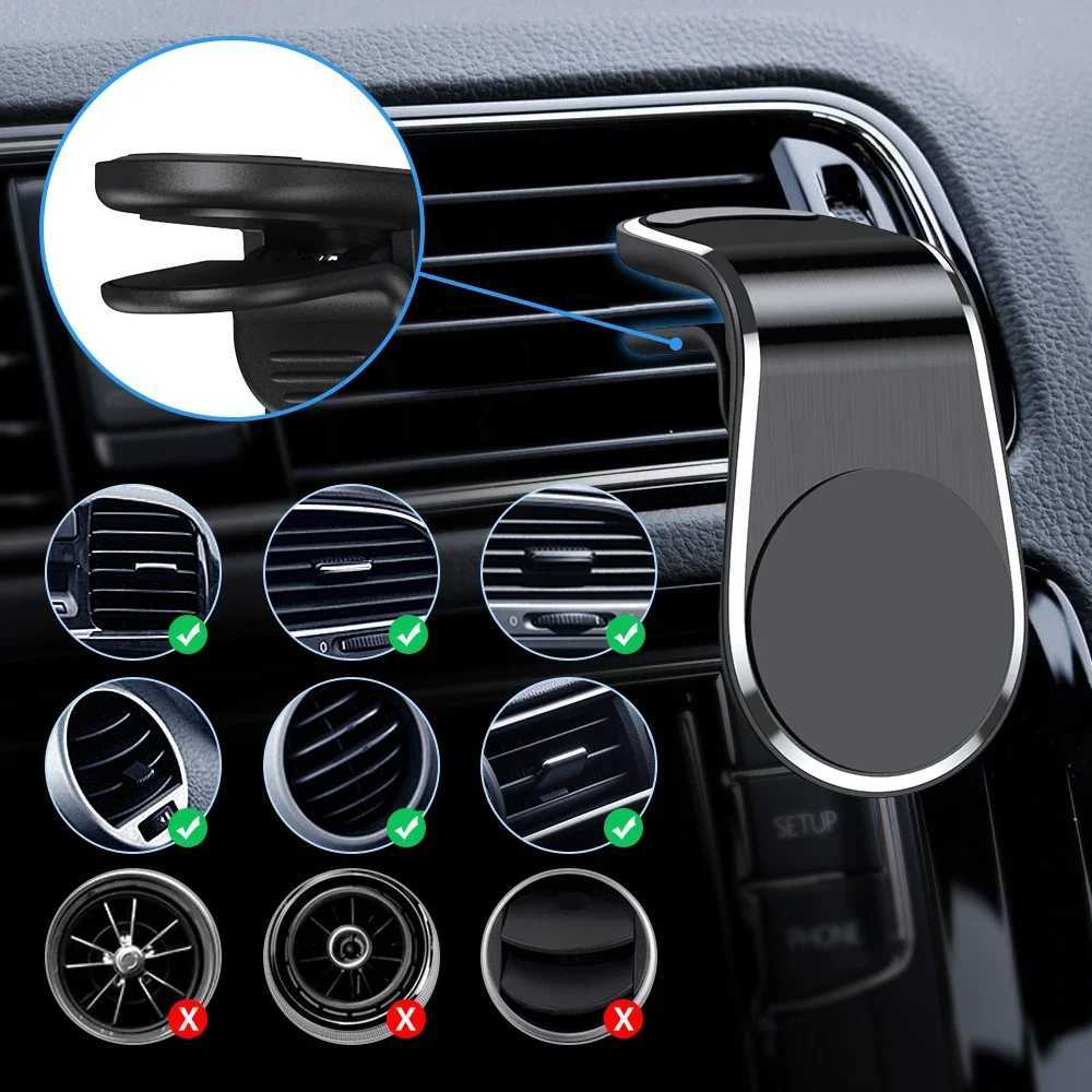 Supporti telefoni cellulari AUFU Supporto magnetico universale telefono auto Supporto bocchetta dell'aria Magnete Supporto auto GPS Smartphone Mobile in staffa auto YQ240130