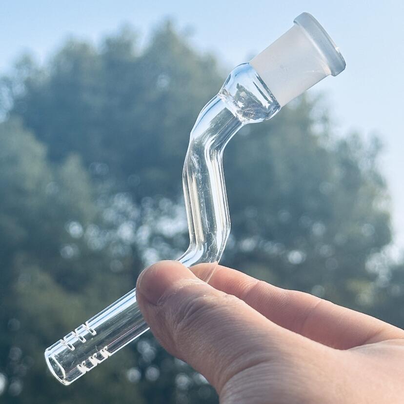 Diffusore adattatore giunto downStem in vetro narghilè femmina da 14 mm con stelo bong ad acqua Dab Rigs