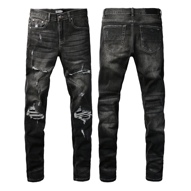 jeans viola firmati jeans da uomo moda hip-hop cerniera lavabile lettera jeans moda retrò design da uomo moto ciclismo jeans slim taglia 28-40.888