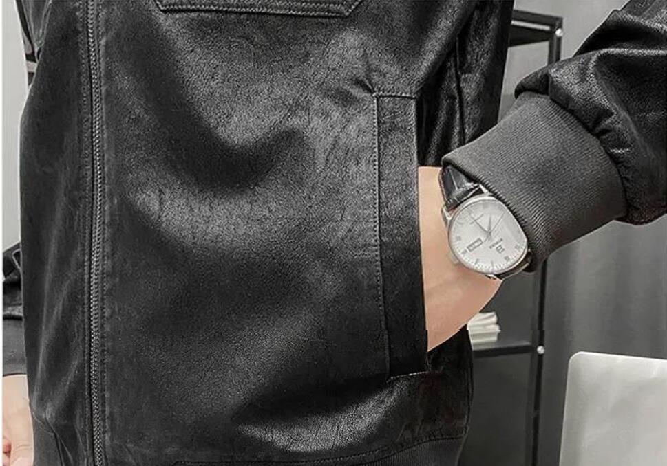 Designer Mens Jaqueta Outono Novos Homens Leves Negócios de Luxo High End Edição Coreana Casual Slim Fit Impresso Flip Collar Jacket com Tendência de Moda Simples