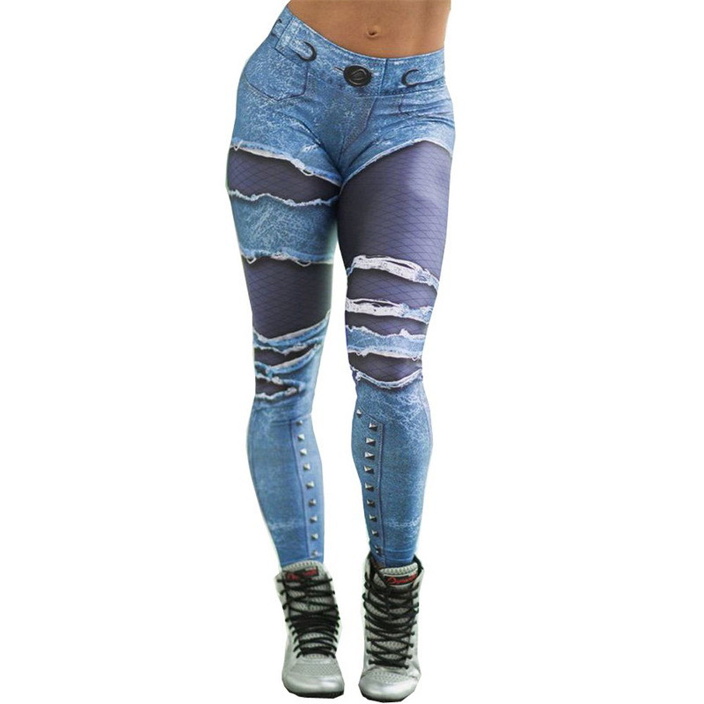 2024 Designer Mesh Patchwork Pants Women Spring Printing Skinny Leggings Sexy Stretchy Fitness Yoga Trousers Running Wear Wholesale Clothes 10627