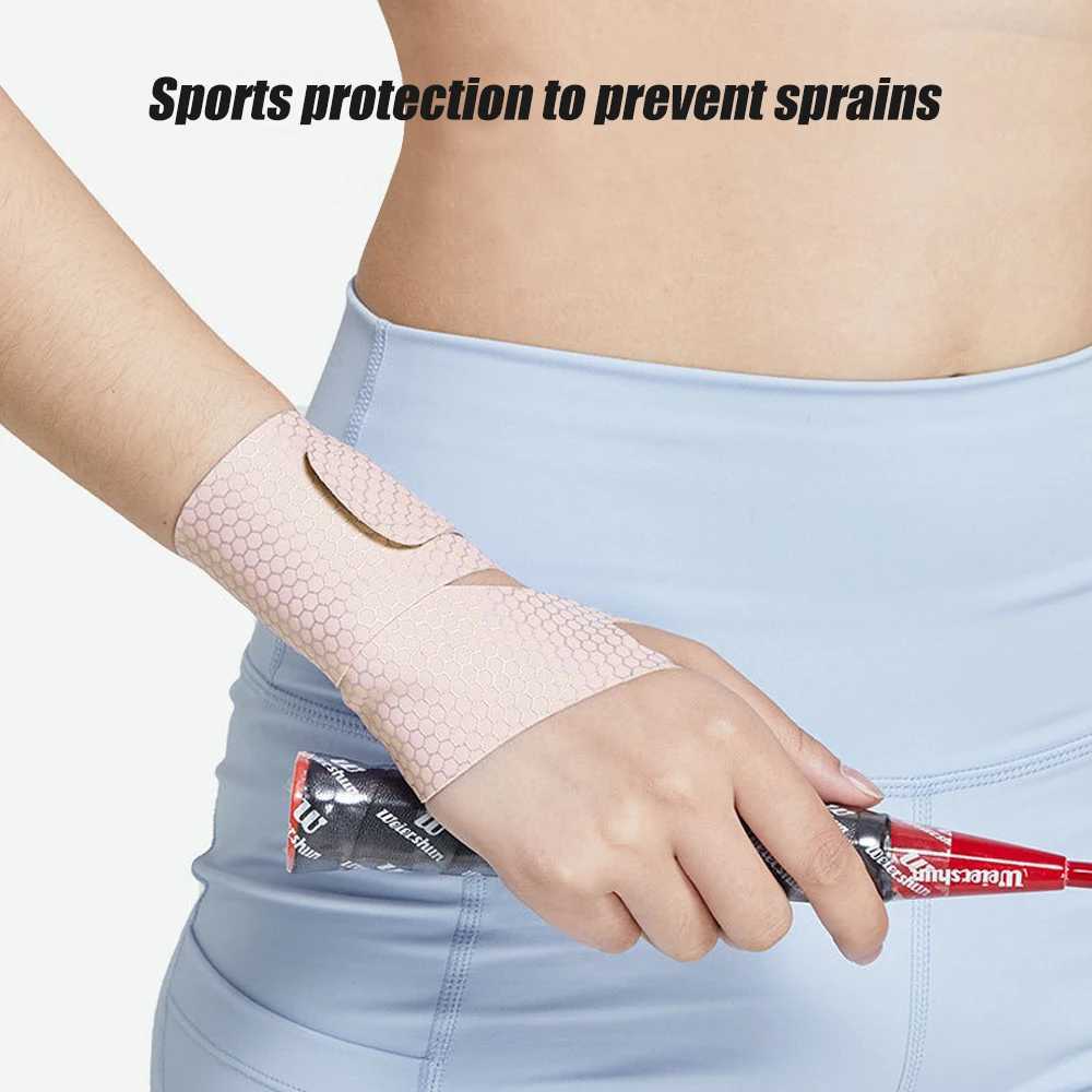 Suporte de pulso 1 peça alça de suporte de pulso de ar fino envoltório de pulso ajustável para homens mulheres alívio da dor no pulso tiras de treino artrite fitness YQ240131