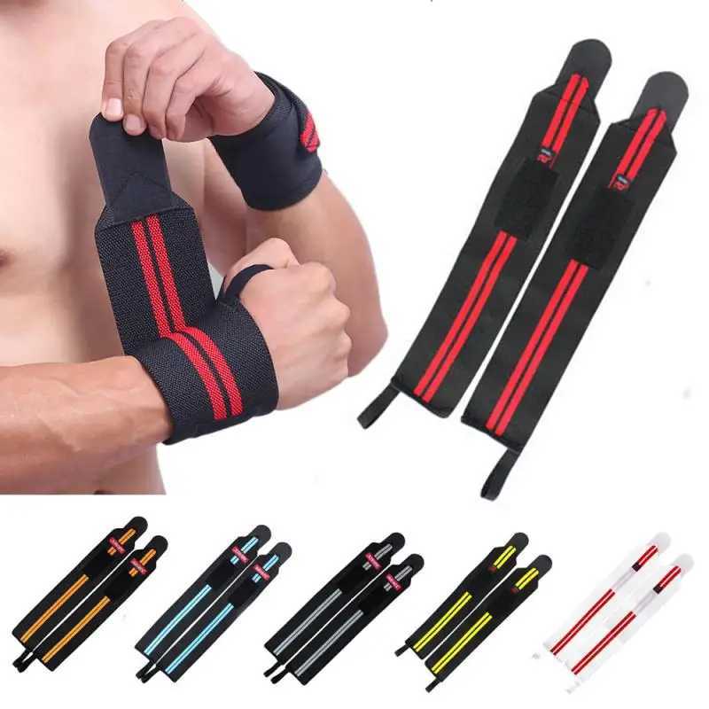 Supporto il polso 1 Pz Supporto il polso Palestra Sollevamento pesi Allenamento Guanti sollevamento pesi Bar Grip Cinghie con bilanciere Avvolge Protezione le mani 9 YQ240131