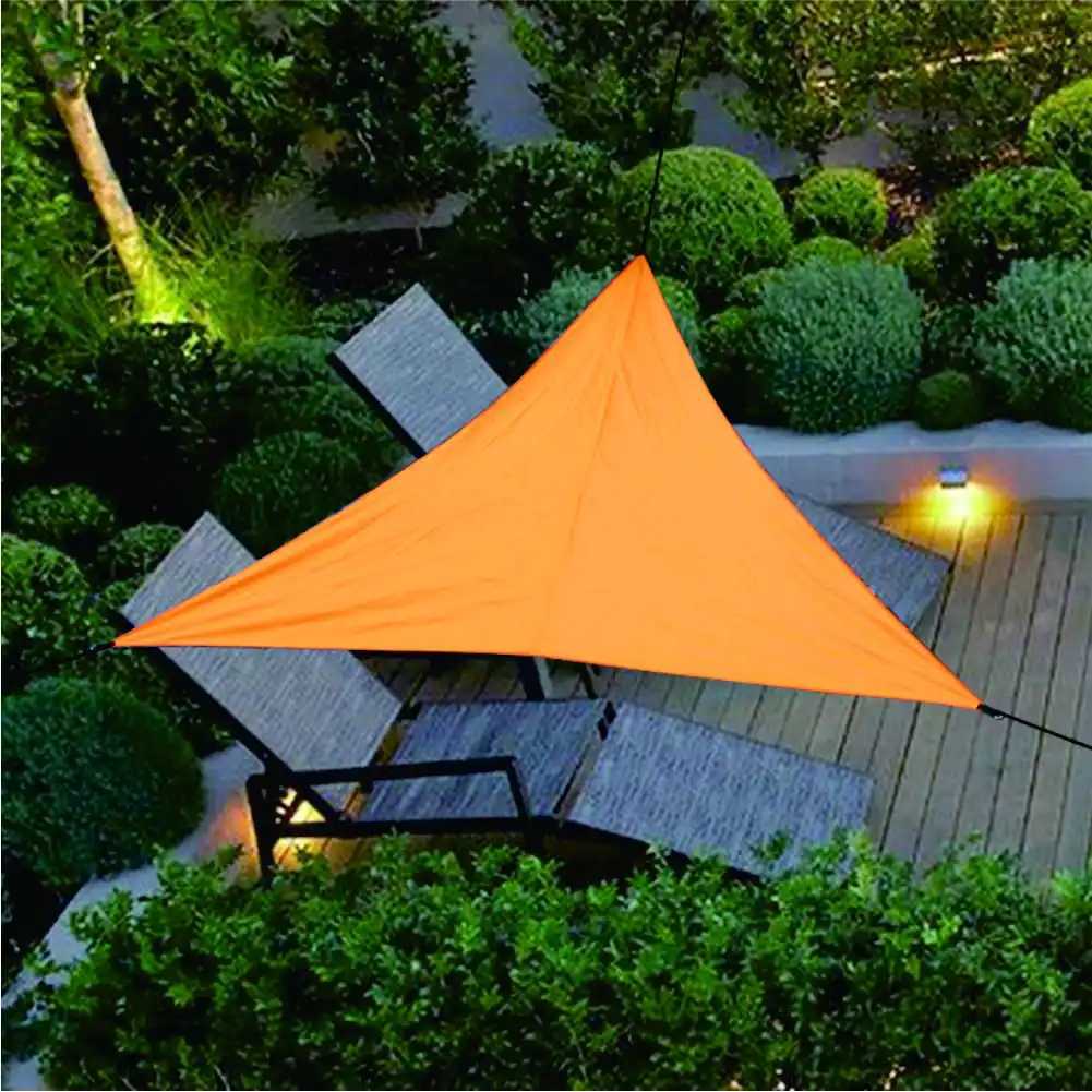 Shade 4M Auvent étanche Abri solaire Triangle Parasol Pare-soleil Voile extérieur jardin plage camping patio piscine auvent tente tissu YQ240131