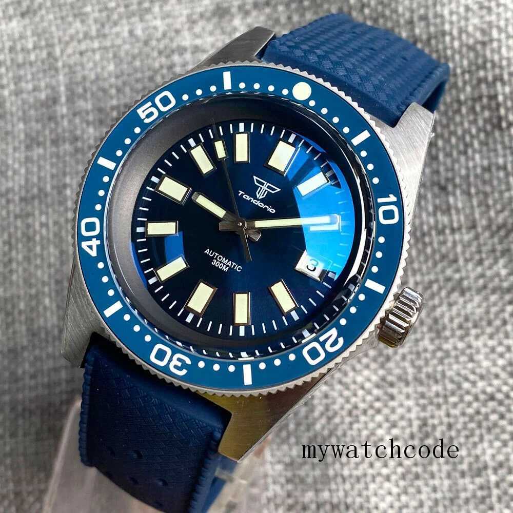Altri orologi AR Domed Sapphire Tandorio 41mm 62MAS quadrante blu NH35A automatico 300M orologio subacqueo da uomo lunetta in ceramica verde Lume J240131
