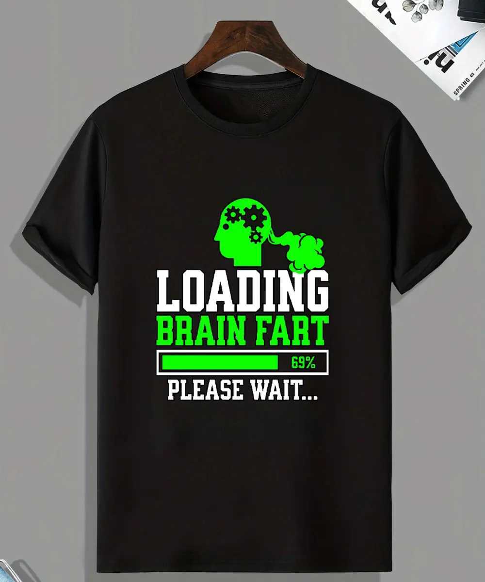 Men's T-Shirts Humor Warning Fart Now Loading Please Stand Back Men Graphic T-shirt Woman Casual O-neck Loose Tees for Summer Vintage Tops