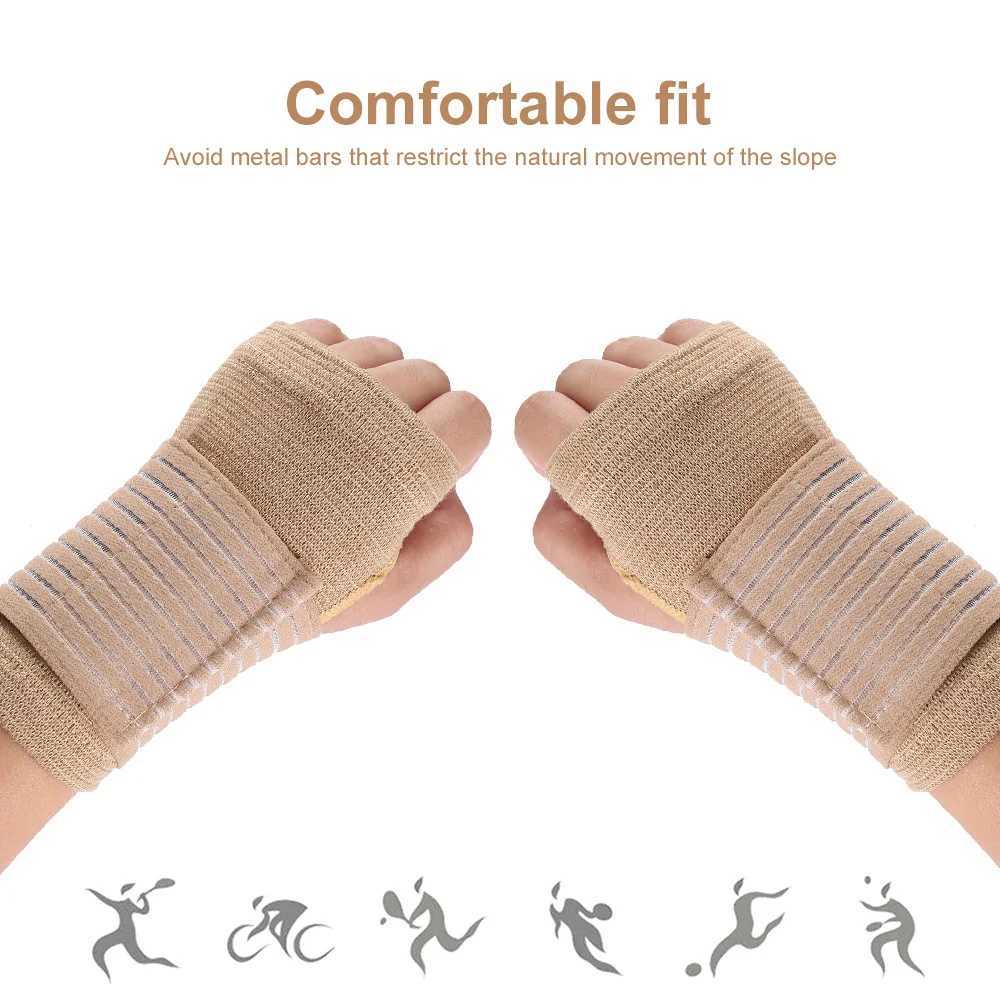 Wrist Support Adjustable Soft Wristbands Bracers For Gym Sports Wristband Carpal Protector Breathable Wrap Band Strap Wrist Support YQ240131