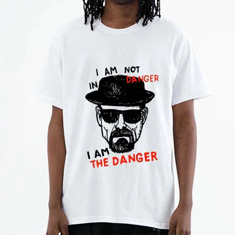 Erkek Tişörtler Erkek T-Shirt% 100 Pamuk Kısa Kollu Erkekler T-Shirt Sıradan Heisenberg Baskı Tshirt Serin T-Shirt Erkek Erkekler