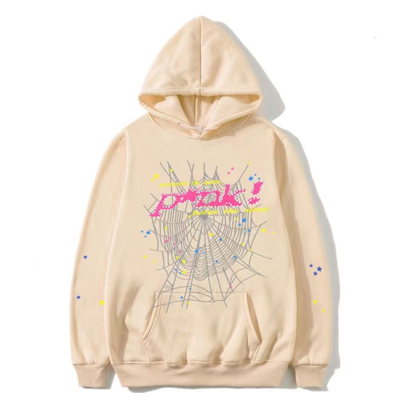 Herensweater met capuchon Designer hoodie Nieuwe hemelsblauwe Sp5der hoodie Heren en dames Hiphop Young thug Spider hoodie wereldwijd Sweatshirt print jumper hoodie lichtblauw