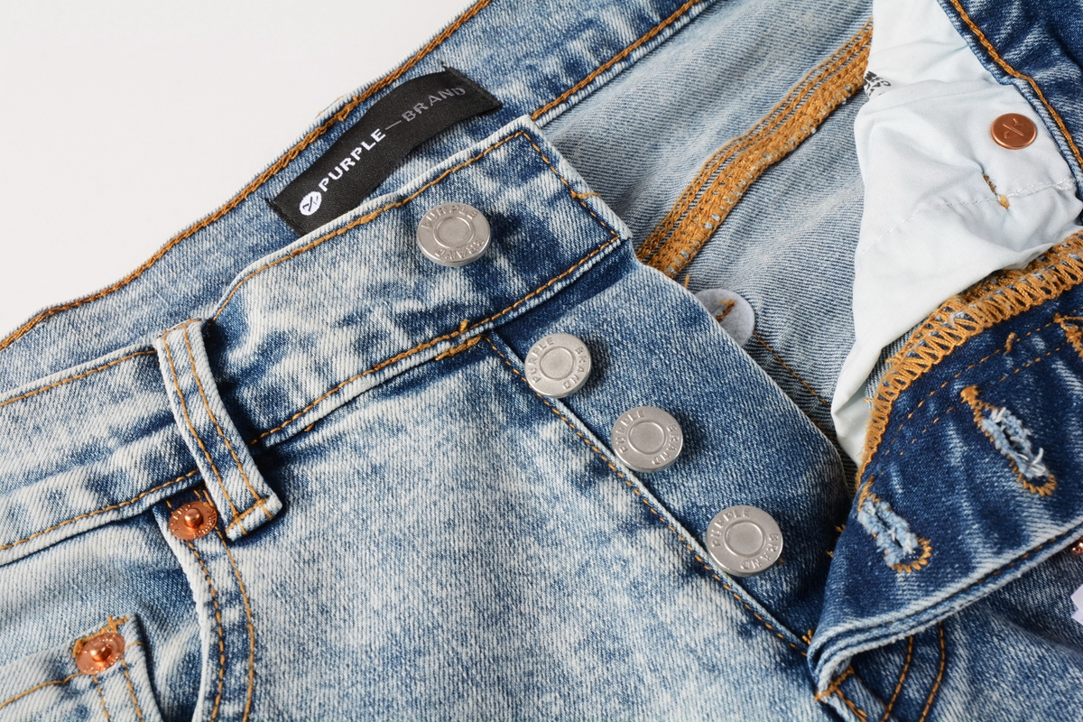 Paarse jeans Religiebroek Paarse merkjeans Paars gat Designer Heren Herenjeans Topkwaliteit