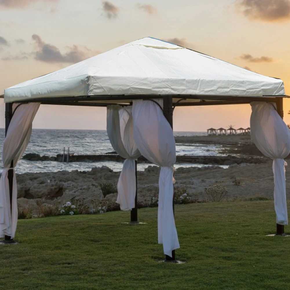 Ombra 3x3M Giardino Tenda da campeggio Tenda Riparo Tenda da esterno impermeabile Tetto superiore Tetto parasole Copertura Gazebo Patio Giardino Edifici YQ240131