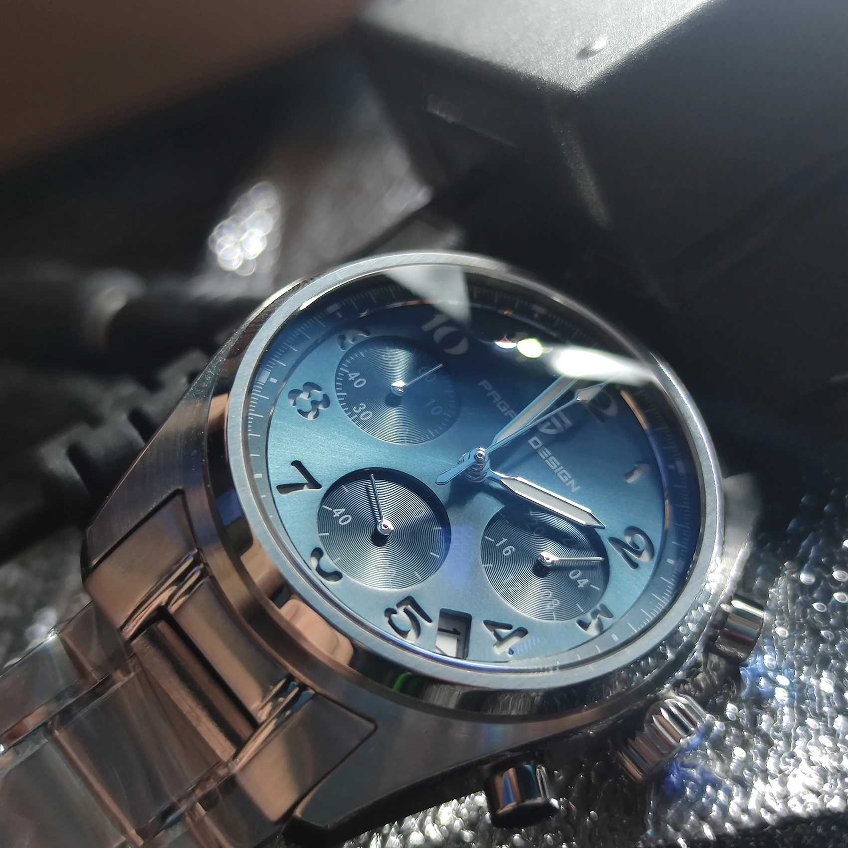 その他の時計Pagani Sign PD1773 2023 New Mens Quartz Sports Watch VK63 Sapphire Waterproof Chronograph J240131
