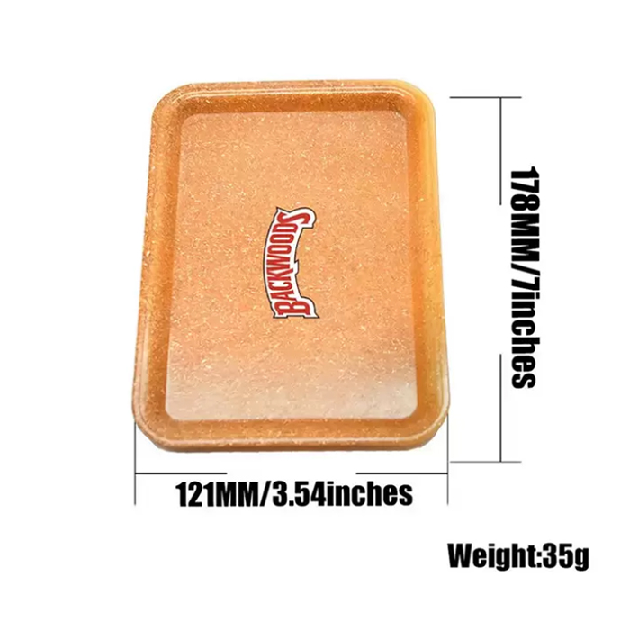 Backwoods Kleurrijke Plastic Rolling Tray Roken Accessoires 18x12cm Mini Maat 8 Kleuren Kleine Hand Roller Roll Tabak sigaretten Trays