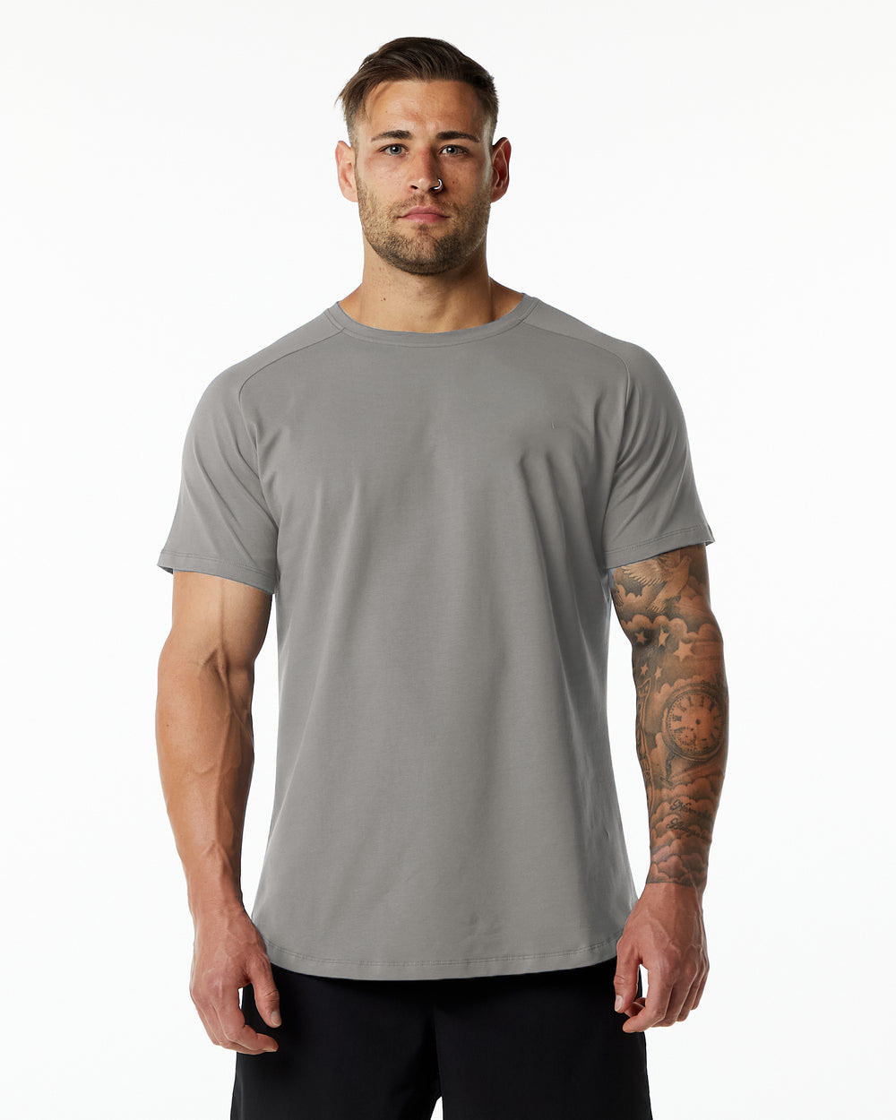 ll Outdoor Mens Sport T Shirt Mens Quick Dry Sweat-wicking Camo Short Top Men Wrokout Short Sleeve TX07