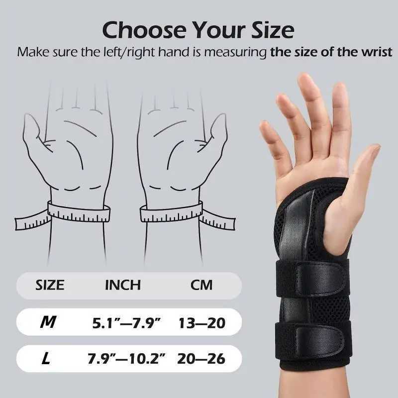 Wrist Support Orthopedic Carpal Tunnel Wrist Brace Night Support Wrist Splint Stabilizer Wristband for Hand Pain Relief Wrist Protector YQ240131