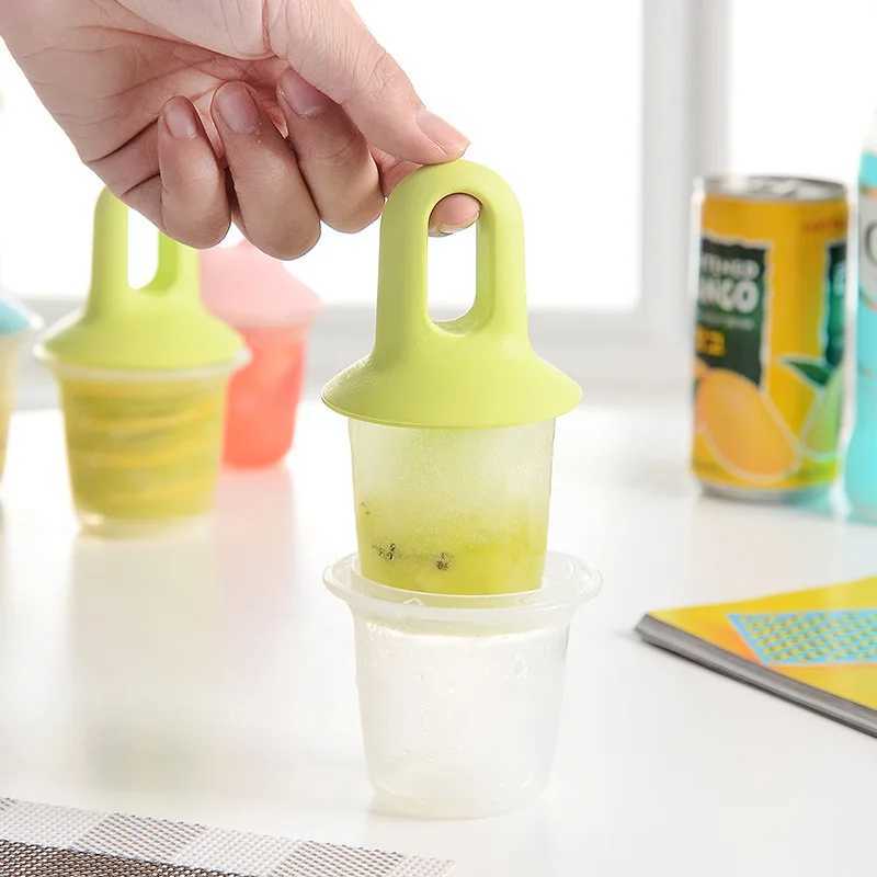 Ice Cream Tools Mini Popsicle Mold Ball Lolly Maker Molds Baby Fruit Shake DIY Homemade Pops YQ240130