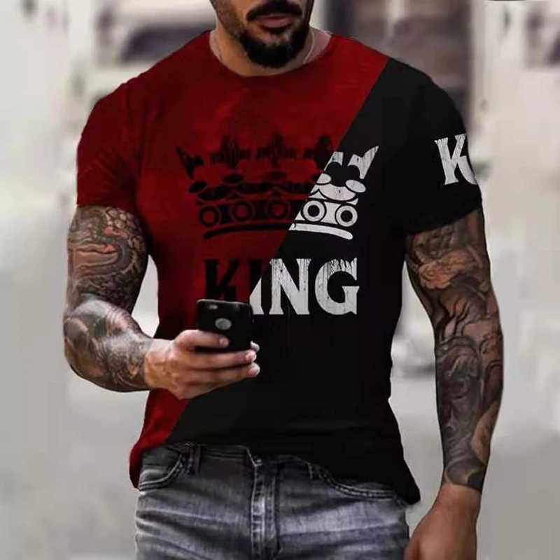 Heren T-shirts 2023 Nieuwe Oversized T-shirt Voor Mannen Casual Korte Mouw Hip Hop Lachend Gezicht Print Plus Size T-shirt trui Heren T-shirt Top