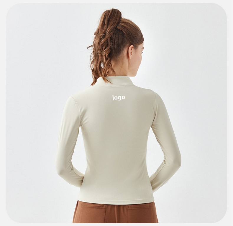 Al – veste de sport à manches longues pour femmes, combinaison de fitness, haut de sport serré, veste de yoga pour course à pied du matin, automne