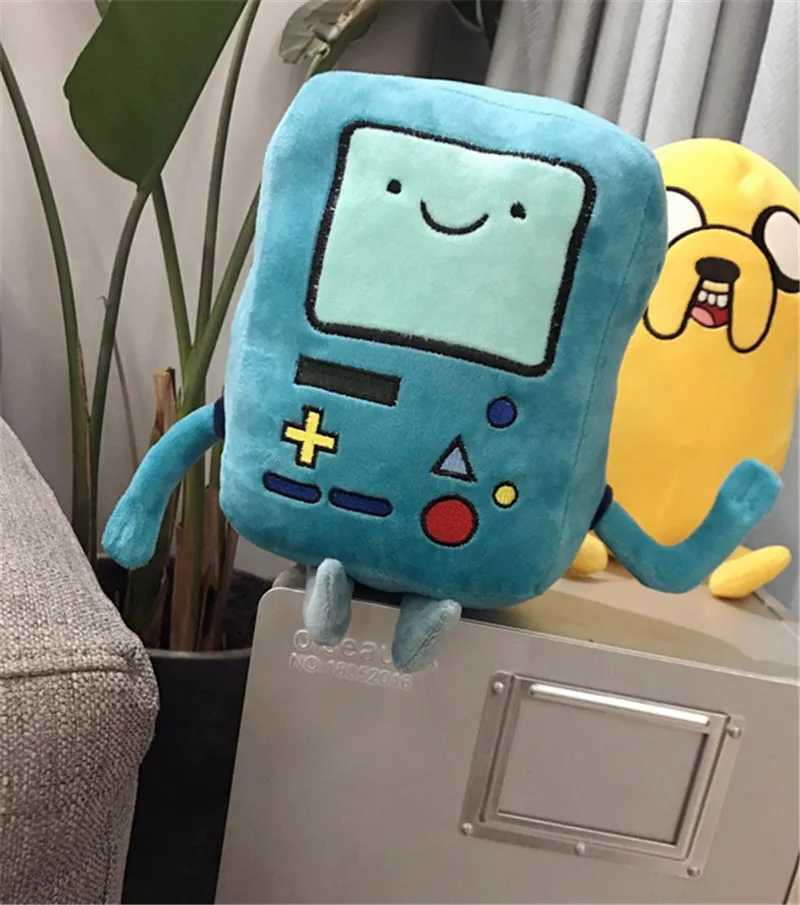 28-42cm Finn Jake BMO Soft Stuffed Animal Dolls Creative Adventure Time Plush Toys Cartoon Stuffed Dolls Kids Gifts Y240801