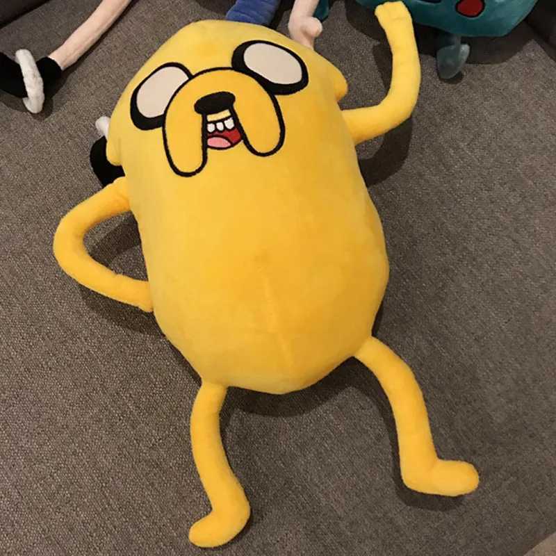 28-42cm Finn Jake BMO Soft Stuffed Animal Dolls Creative Adventure Time Plush Toys Cartoon Stuffed Dolls Kids Gifts Y240801