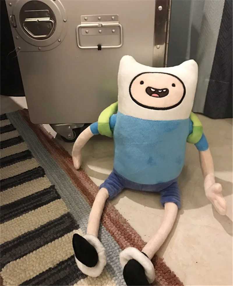28-42cm Finn Jake BMO Soft Stuffed Animal Dolls Creative Adventure Time Plush Toys Cartoon Stuffed Dolls Kids Gifts Y240801