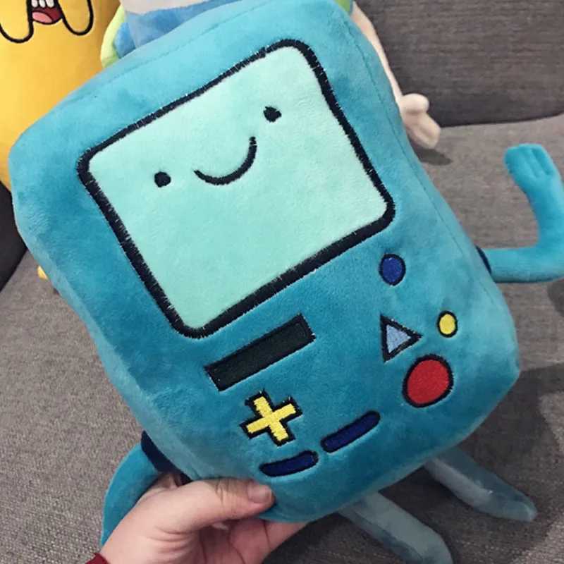 28-42cm Finn Jake BMO Soft Stuffed Animal Dolls Creative Adventure Time Plush Toys Cartoon Stuffed Dolls Kids Gifts Y240801