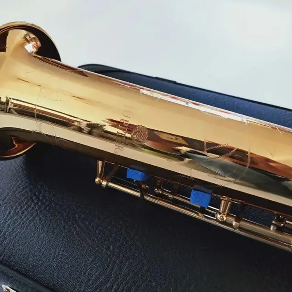 Soprano Straight JPS-547 GL BB Tune Tube Saxophone Brass Gold Lacquer Brand Quality Students Musical Instruments Sax with Case